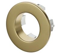 Wholesale Domestic Colore Round Brushed Brass Basin Overflow Insert