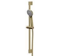Wholesale Domestic Colore Round Brushed Brass Shower Slide Rail Kit