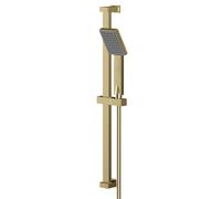 Wholesale Domestic Colore Square Brushed Brass Shower Slide Rail Kit