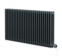 Wholesale Domestic Colosseum Horizontal Digital Thermostatic Electric Triple Column Radiator | Anthracite | Mild Steel | 600mm x 1177mm