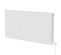 Wholesale Domestic Colosseum Horizontal Electric Double Column Radiator | White | Mild Steel | 600mm x 1340mm