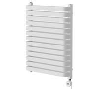 Wholesale Domestic Empire Vertical Digital Thermostatic Electric Double Panel Radiator | White | Mild Steel | 756mm x 600mm