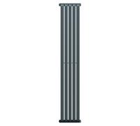 Wholesale Domestic Empire Vertical Double Panel Radiator | Anthracite | Mild Steel | 1600mm x 288mm