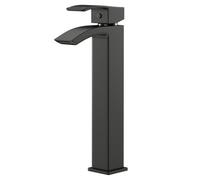 Wholesale Domestic Flow Colore Gunmetal High Rise Basin Mixer Tap | Gunmetal Grey | Brass | 45mm x 321mm x 147.5mm