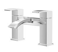 Wholesale Domestic Flow Polished Bath Filler Tap | Chrome | Brass | 218mm x 146mm x 151mm