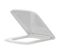 Wholesale Domestic Kingston PP Square Soft Close Toilet Seat | White | Polypropylene | 360mm
