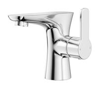 Wholesale Domestic Lavell Polished Mono Basin Mixer Tap | Chrome | Brass | 88mm x 130mm x 142mm