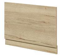 Wholesale Domestic MDF End Bath Panel with Plinth | Autumn Oak | 750mm