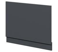 Wholesale Domestic MDF End Bath Panel with Plinth | Satin Anthracite | 700mm