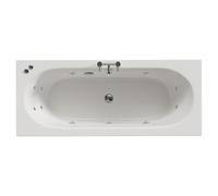 Wholesale Domestic Metropole 12 Jet Chrome V-Tec Double Ended Whirlpool Bath | White | Acrylic | 1700mm x 700mm