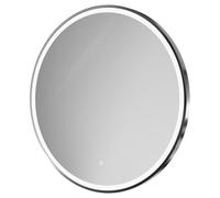 Wholesale Domestic Ozark Round Illuminated Dimmable LED Mirror with Demister and Touch Sensor | Polished Chrome | Glass/Aluminium | 800mm
