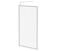 Wholesale Domestic Pacco 10mm Clear Glass Fully Framed Walk In Shower Screen including Wall Channel and Support Bar | Polished Chrome | Glass/Aluminium | 2000mm x 1200mm
