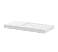 Wholesale Domestic Pearlstone Rectangular Walk In Shower Tray and Plinth | White | Acrylic/Stone Resin | 1700mm x 800mm x 40mm