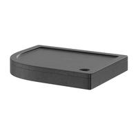 Wholesale Domestic Pearlstone Slate Left Hand Offset Quadrant Shower Tray and Plinth | Slate Grey | Acrylic/Stone Resin | 1000mm x 800mm x 40mm