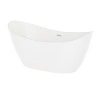 Wholesale Domestic Perugia Double Ended Freestanding Slipper Bath | White | Acrylic | 1705mm x 790mm