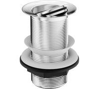 Wholesale Domestic Polished Chrome Flip Over Unslotted Basin Waste