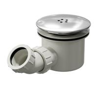 Wholesale Domestic Polished Chrome High Flow Shower Tray Waste | Silver | Brass | 90mm