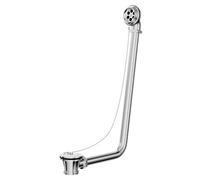 Wholesale Domestic Polished Chrome Traditional Luxury Exposed Retainer Bath Tub Waste | Silver | Brass | 70mm x 465mm x 220mm