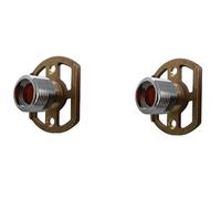 Wholesale Domestic Shower Valve Easy Installation Fixing Kit | Chrome | Brass | 60mm x 49mm x 21mm