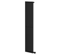 Wholesale Domestic Sinclair Colore Vertical Digital Thermostatic Single Panel Electric Radiator | Matt Black | Mild Steel | 1800mm x 395mm