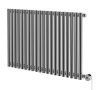 Wholesale Domestic Sinclair Horizontal Digital Thermostatic Single Panel Electric Radiator | Chrome | Mild Steel | 600mm x 995mm