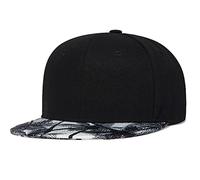 Wholesale Flat Bill Visor Classic Snapback Hat Blank Adjustable Brim High Top End Trendy Color Style Plain Tone Baseball Cap