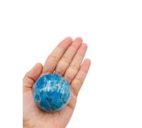 Wholesale Gem Shop Natural Apatite Quartz 40-45 mm Ball Sphere Gemstone A+ Hand Carved Crystal Altar Healing Devotional Focus Spiritual Chakra Cleansing Metaphysical Gift Men Women