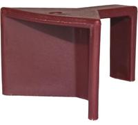 Wholesale Hotel Products Modern Door Stop - Plastic Door Stopper for Hinged- Easy Install Mounted Hinge Stop Restrictor - Opening Stopper Wedge for Home - Ideal for Hotels, Hospitals & Schools - Red