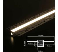Wholesale Job Lot Plaster In Profile LED Strip Light Channel Housing Recessed
