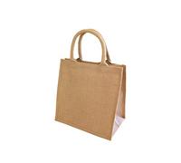 Wholesale Jute Hessian Medium Shopping Bags, No. of Bags: 5, Size: Medium Shopper (M3) 30x30x20cm