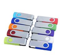 Wholesale/Lot/Bulk - ( 10/50/100 Pack ) 32GB 16 8GB 4GB 2GB 1 GB 64MB USB Swivel Flash Memory Stick Pen Thumb Drive (256MB, 10PCS)