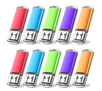 Wholesale/Lot/Bulk - (5,10,20 Pack) Metal USB Flash Memory Stick Thumb Pen Drive Storage U Disk (5PCS - 256MB)