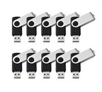 Wholesale,Lot,Bulk - 5/10/20 Pack Real Capacity Black USB Flash Drive Memory Stick Thumb Storage Pen Fold U Disk (4GB, 5PCS)