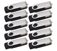 Wholesale,Lot,Bulk - 5/10/20 Pack Real Capacity Black USB Flash Drive Memory Stick Thumb Storage Pen Fold U Disk (8GB, 10PCS)