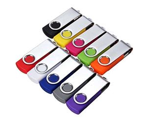 Wholesale,Lot,Bulk - 5X/10X/20 Metal USB Flash Drive Jump Thumb Drives Fold Storage Data Memory Stick Pen Disk (128MB, 5PCS)