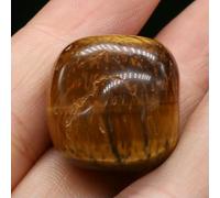 Wholesale Natural Semi-precious Stone Ornaments Irregular Shape Lapis Lazuli Amethyst Fish Tank Garden Ornament Polished Gem 1 -Tiger Eye Stone-20-30