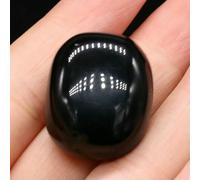 Wholesale Natural Semi-precious Stone Ornaments Irregular Shape Lapis Lazuli Amethyst Fish Tank Garden Ornament Polished Gem 1 -Black agates-20-30