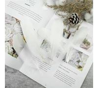 Wholesale Soft Goose Feather 13-18cm Natural Swan Plume for DIY Jewelry Creation Handicraft Accessories Wedding Party Decoration-White-100Pcs