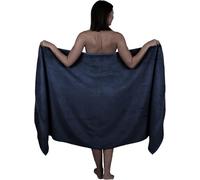 Wholesale Trade Dealz Extra Large Bath Sheet 100 x 200 cm Super Jumbo Big Bath Sheets Towels Beach Body Wrap XL Bath Towels 600-GSM (Navy)