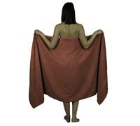 Wholesale Trade Dealz Extra Large Bath Sheet 100 x 200 cm Super Jumbo Big Bath Sheets Towels Beach Body Wrap XL Bath Towels 600-GSM (Chocolate Brown)