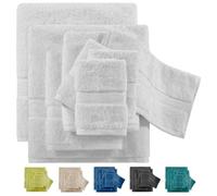 Wholesale Trade Dealz Luxury Towels 800GSM Large Bath Towel 100% Egyptian Cotton Face Cloth Super Soft Hand Towels Big Extra Large Jumbo Bath Sheets Hotel Quality Towel Set (White, 2x_Hand Towel)