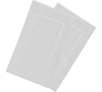 Wholesale Trade Dealz Pack of 2 Bath Mat Luxury 100% Cotton Non Slip Soft Terry Bathroom Rugs -750GSM Absorbent Washable Bath Mats (White)