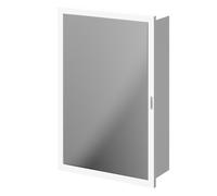 WholeSeal Wetroom Recessed Mirrored Cabinet | White | MDF | 535mm x 800mm x 211mm