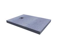 WholeSeal Wetroom Rectangular Shower Substrate with End/Centre Square Waste Outlet | structural Foam | 1200mm x 900mm x 80mm
