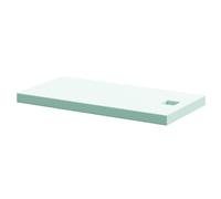 WholeSeal Wetroom Rectangular Shower Substrate with Square Waste Outlet | structural Foam | 1500mm x 800mm x 90mm