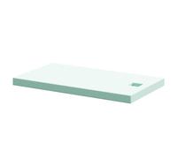 WholeSeal Wetroom Rectangular Shower Substrate with Square Waste Outlet | structural Foam | 1800mm x 900mm x 90mm