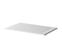 WholeSeal Wetroom Rectangular Shower Tray Former with 600mm End Linear Waste Outlet | Structural Foam with Mortar Coating | 1400mm x 900mm x 30mm