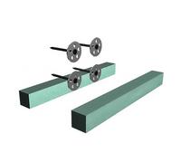 WholeSeal Wetroom Waterproof Tileable Bath Panel Mounting Kit | Green | structural Foam | 50mm x 50mm