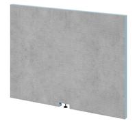 WholeSeal Wetroom Waterproof Tileable End Bath Panel | Black | structural Foam | 800mm