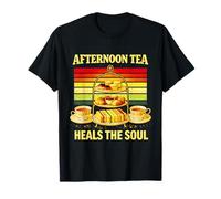 Wholesome Afternoon Tea Heals The Soul Retro High Tea T-Shirt